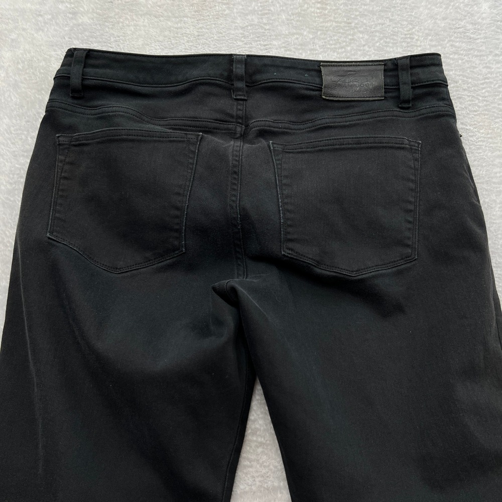 Lauren Ralph Lauren Straight Leg Jeans Size 12 Black Women Stretch Denim Classic - Picture 6 of 9